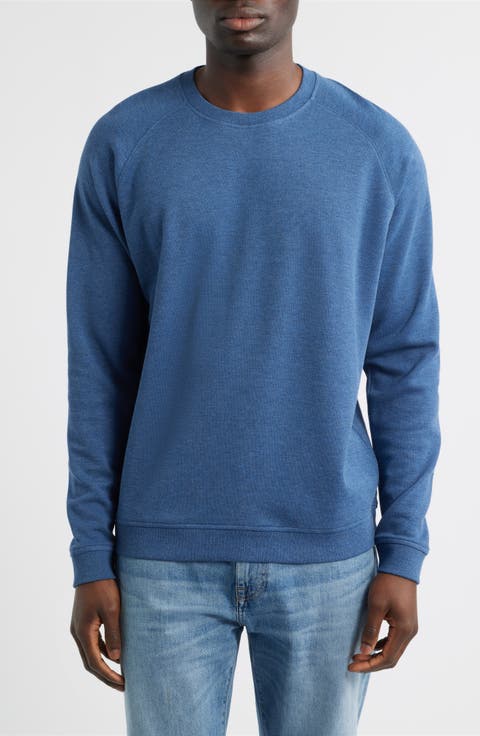 Crown Comfort Cotton Blend Piqué Crewneck Sweatshirt