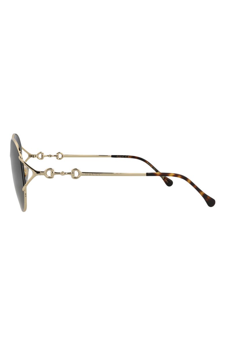 Gucci 54mm Oval Sunglasses, Alternate, color, 