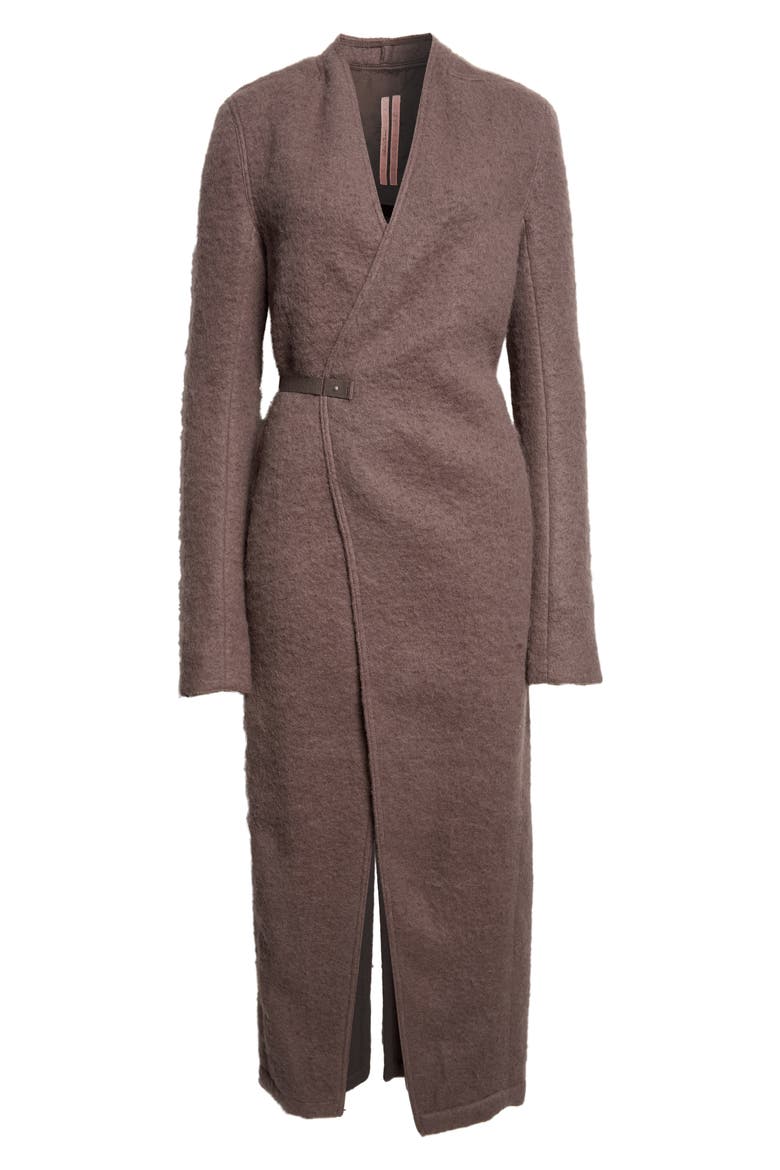 Lab Leather Coat, Alternate, color, DARK DUST