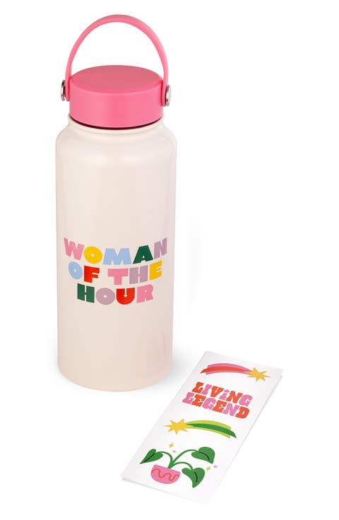 Woman Of The Hour 33-Ounce Stainless Steel Water Bottle