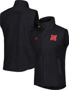 adidas Men's adidas Black Nebraska Huskers Full-Zip Vest