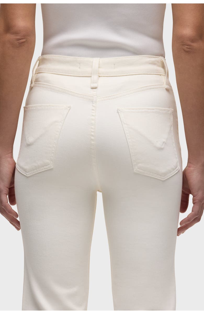 Hudson Jeans remi high-rise straight ankle, Alternate, color, Ecru