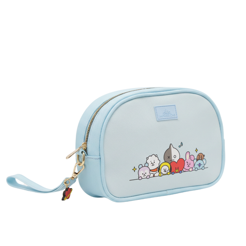 Bt21 Core Arch Makeup Bag With Removable Wristlet