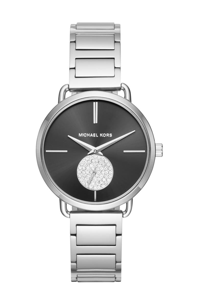 Michael Kors Portia Round Bracelet Watch, 36.5mm, Main, color, 