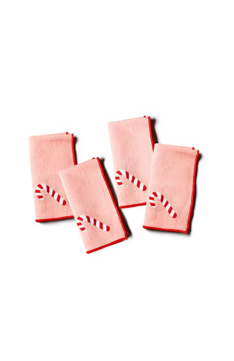 Provence Candy Cane Napkins Set of 4