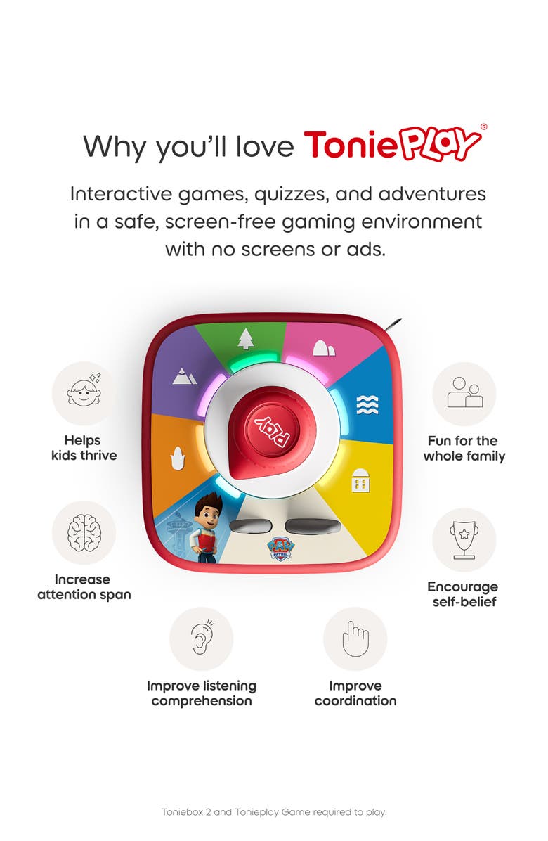 tonies Tonieplay PAW Patrol Adventure Bay Rescue Heroes Playset, Alternate, color, Multi