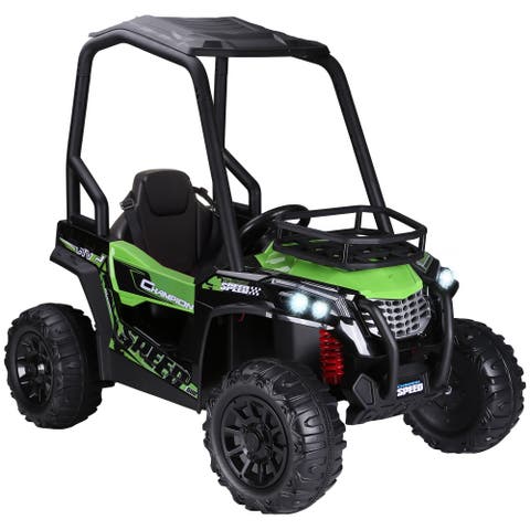 12V Kids UTV with Remote Control, Suspension System