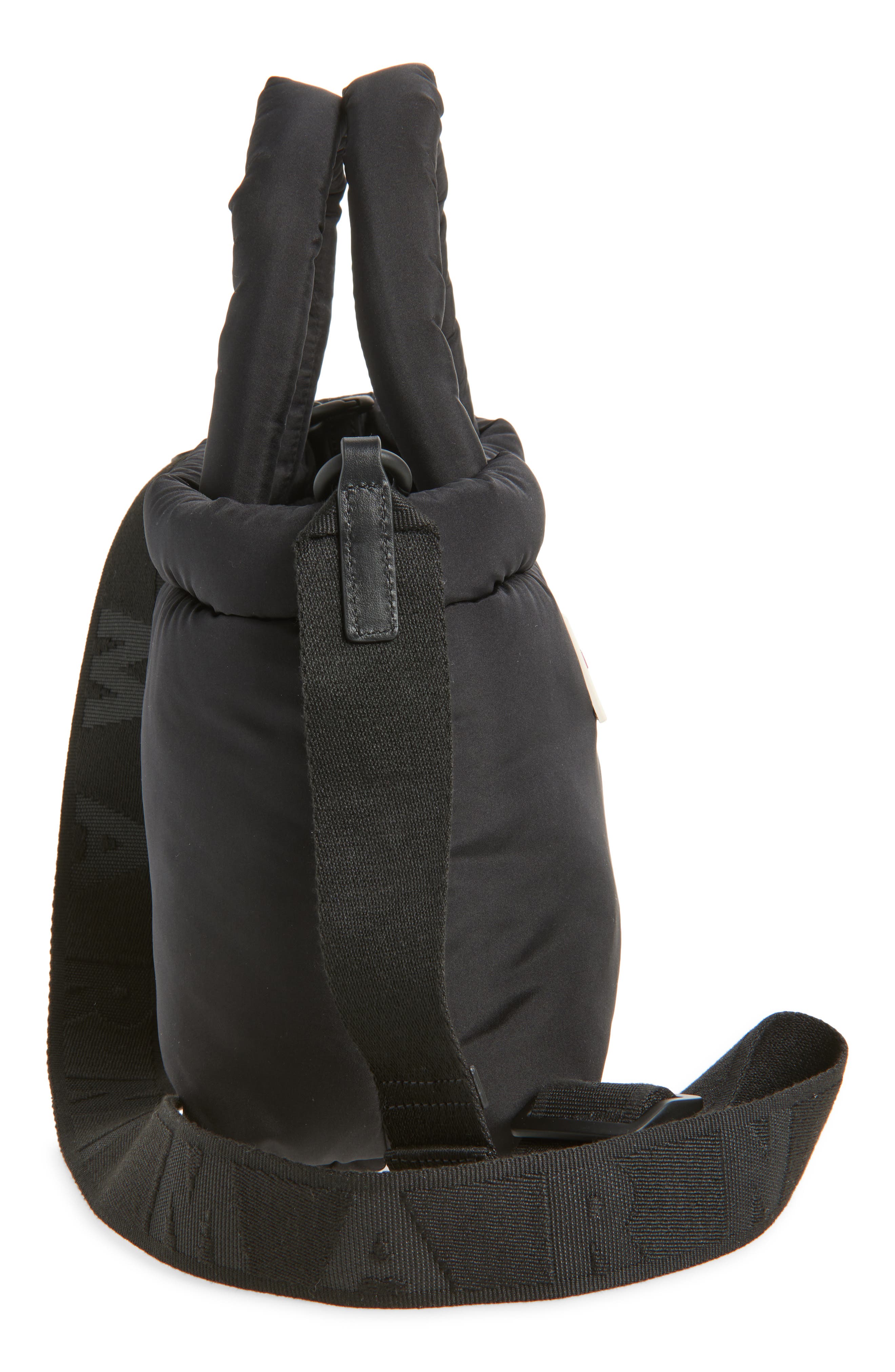 Marni East/West Puffer Tote, Alternate, color, 00N99 Black