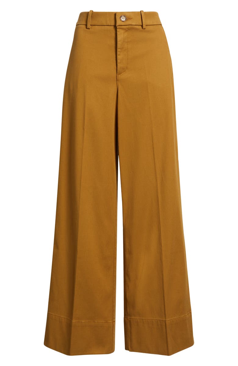SPANX<sup>®</sup> SPANXsupersmooth<sup>™</sup> Stretch Twill Wide Leg Pant, Alternate, color, Flax