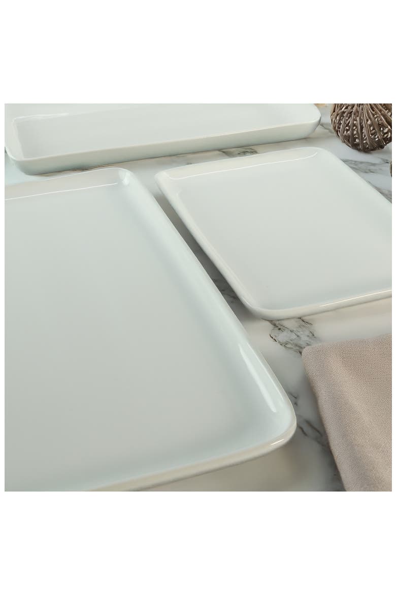 Vail 3-Piece Rectangular Platters, Alternate, color, WHITE