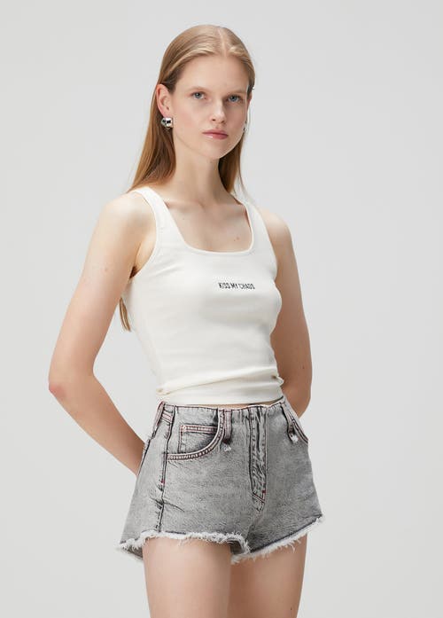 Pcfg Cotton Tank Top In White