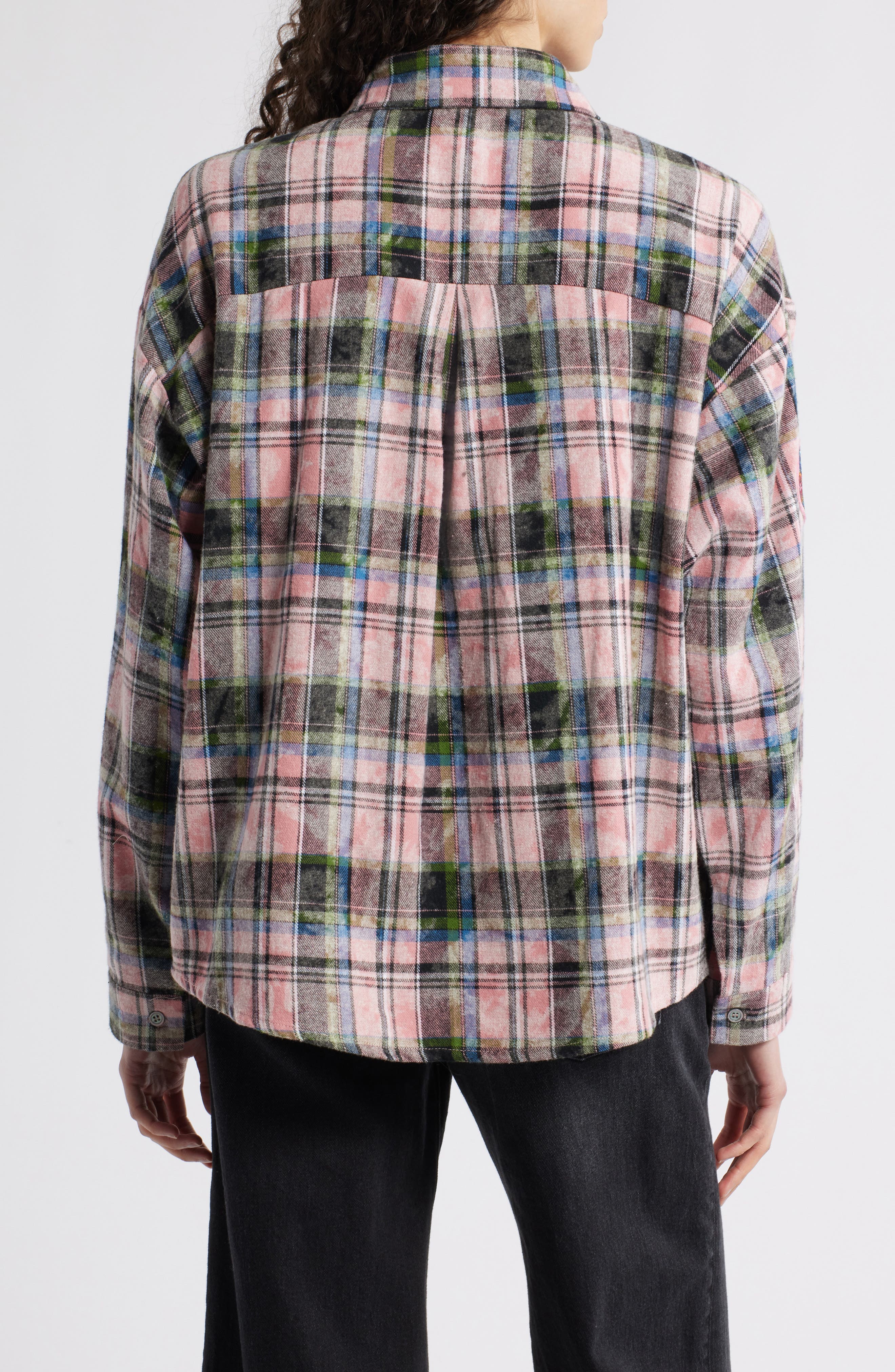Paris Patch Plaid Shirt - image 2