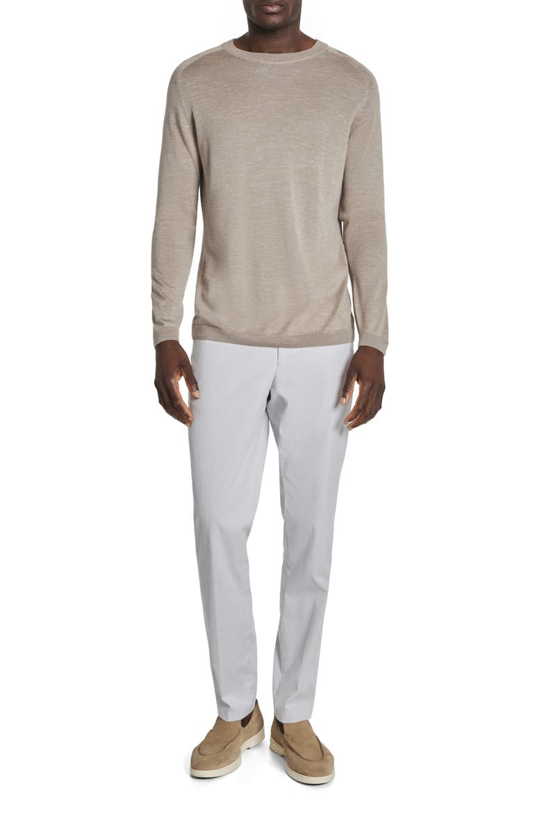 Bailey Merino Wool Blend Sweatshirt, Alternate, color, TAN