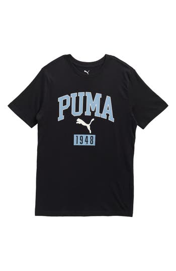 Puma Kids' Class Jersey T-shirt In Black