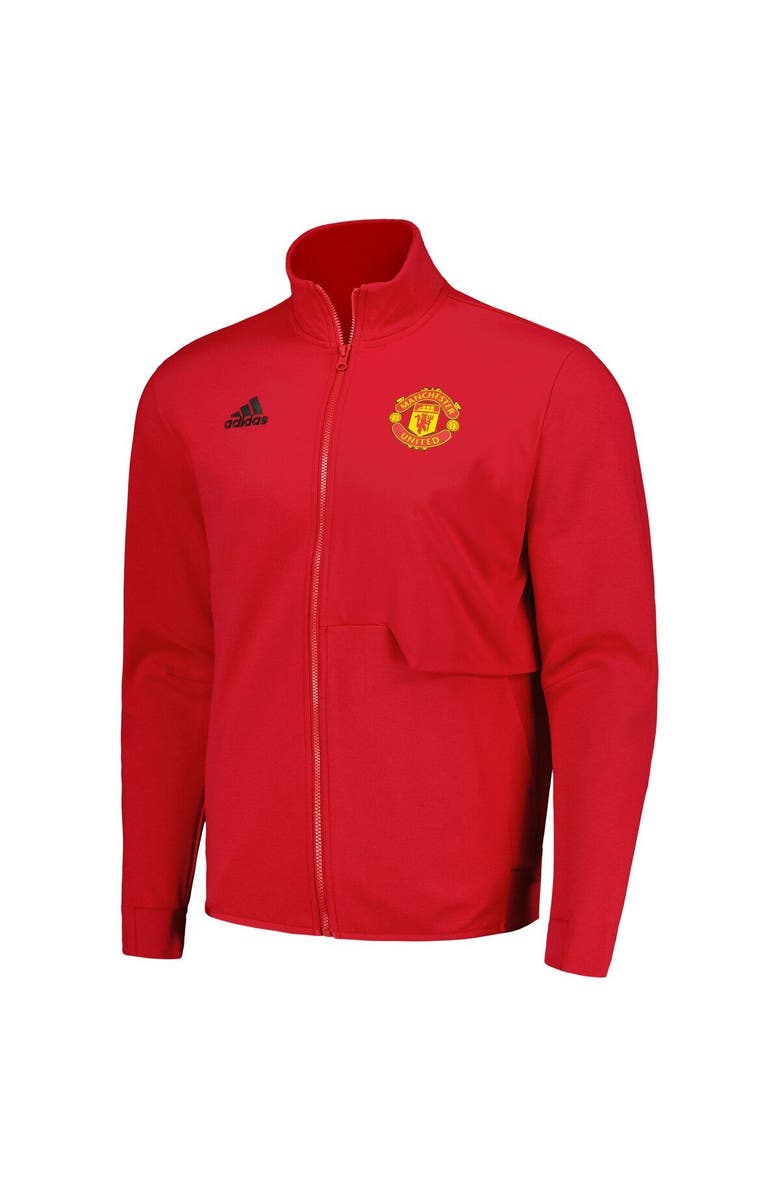 adidas Men's adidas Red Manchester United 2023/24 Anthem Full-Zip Jacket, Alternate, color, Red