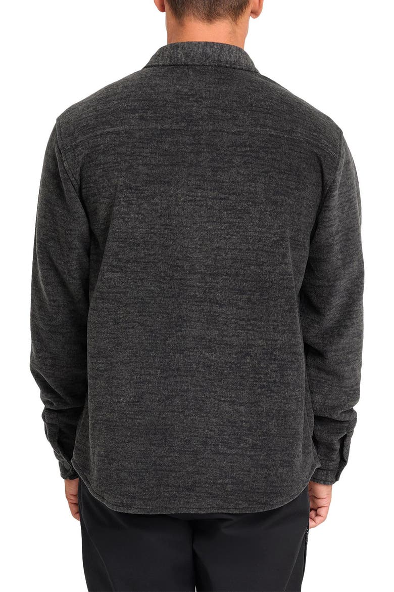 Furnace Flannel Button-Up Shirt, Alternate, color, BLACK
