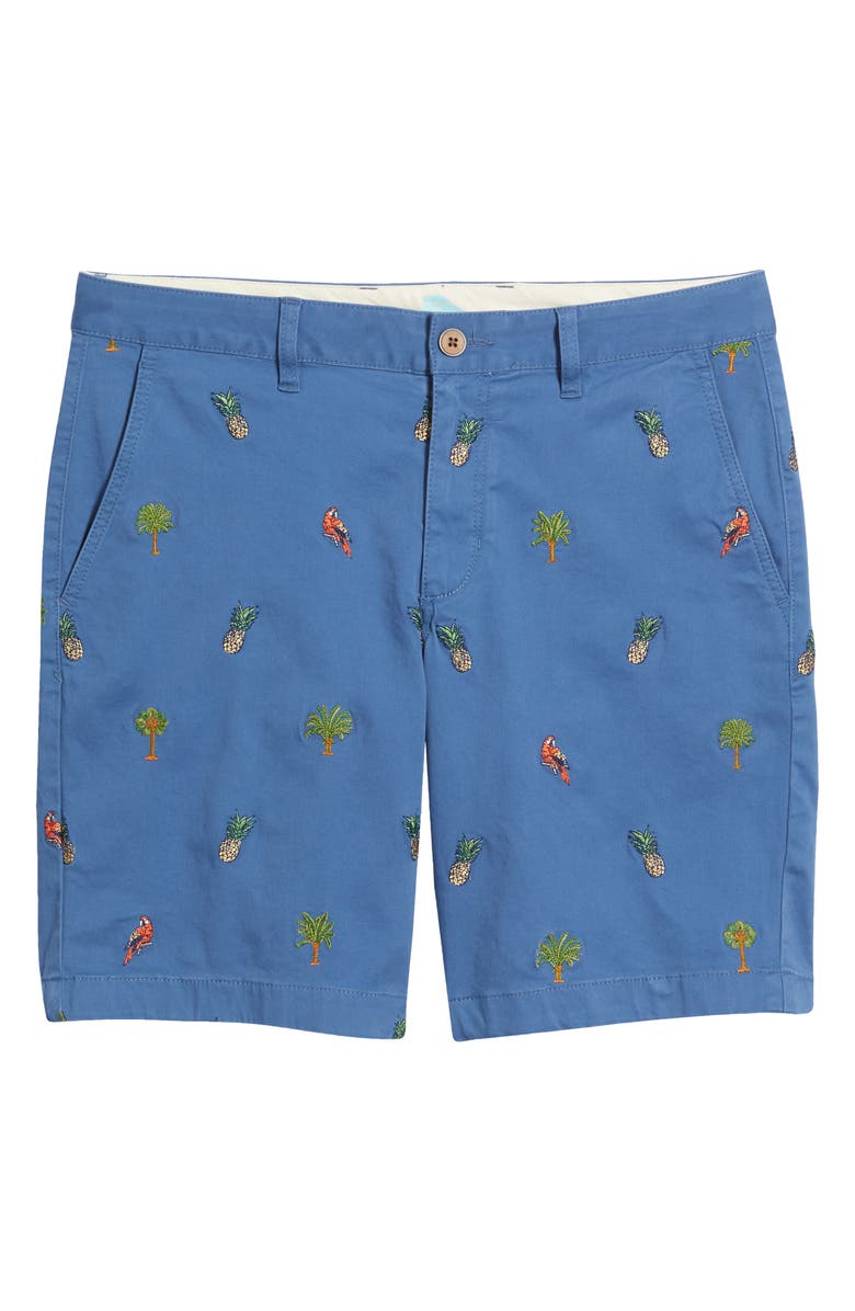 Tommy Bahama Boracay Tropic Tossup Flat Front Shorts, Alternate, color, Dockside Blue