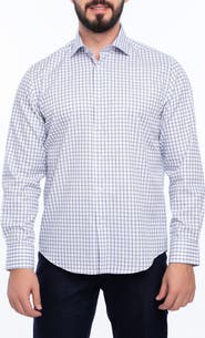 VELLAPAIS Carlton Slim Fit Cotton Dress Shirt