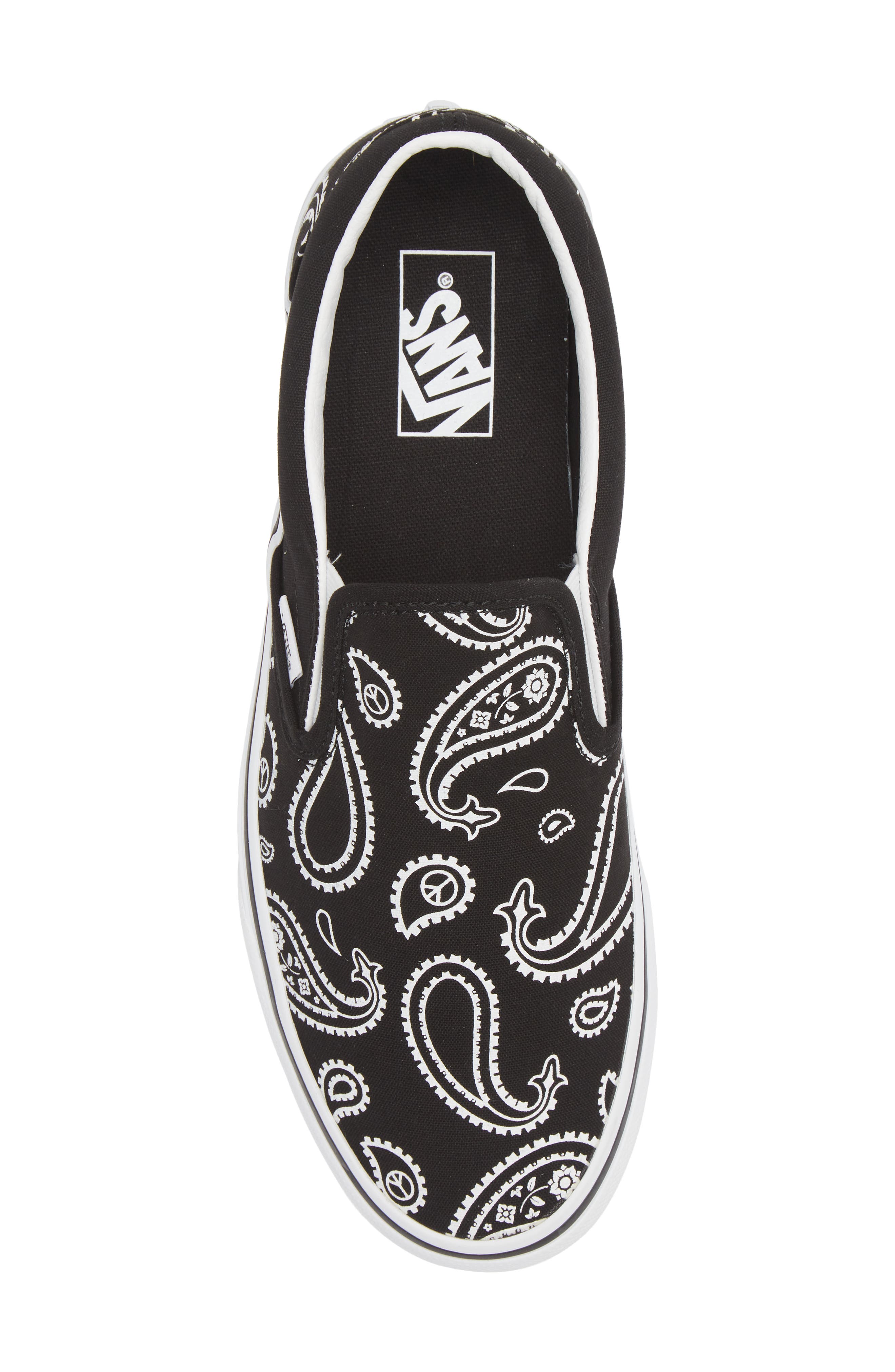 Vans Peace Paisley Classic Slip-On Sneaker, Alternate, color, 