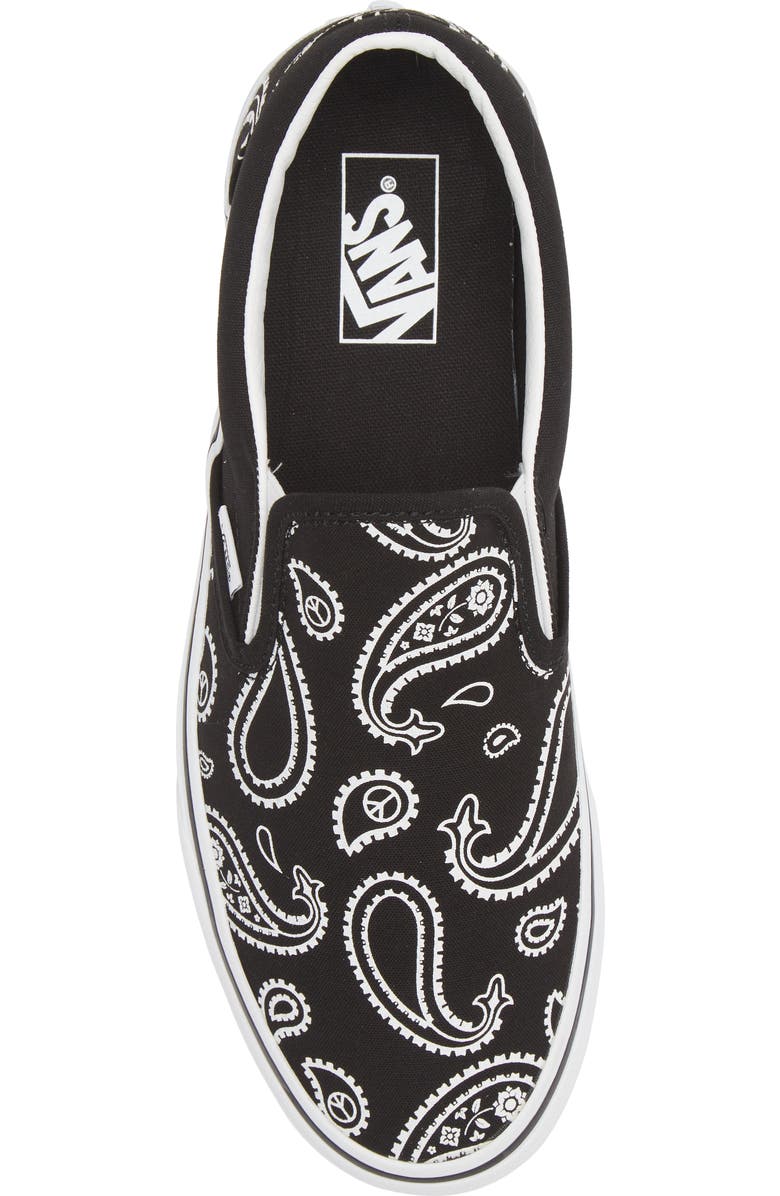 Vans Peace Paisley Classic Slip-On Sneaker, Alternate, color,