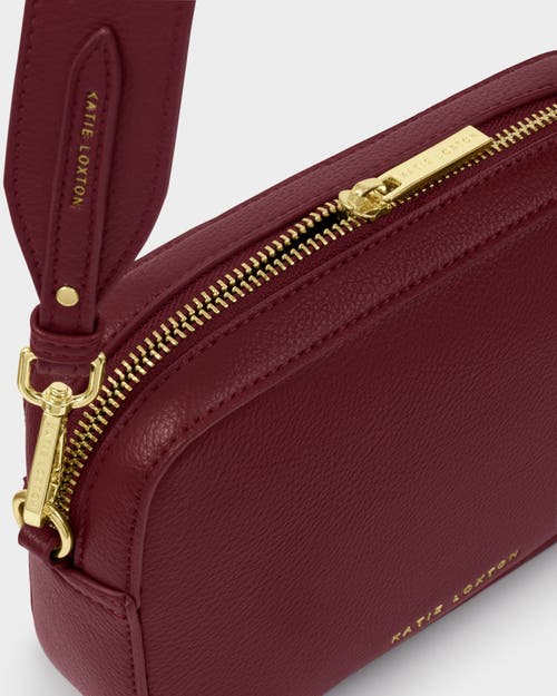Katie Loxton Avery Small Crossbody Bag In Burgundy