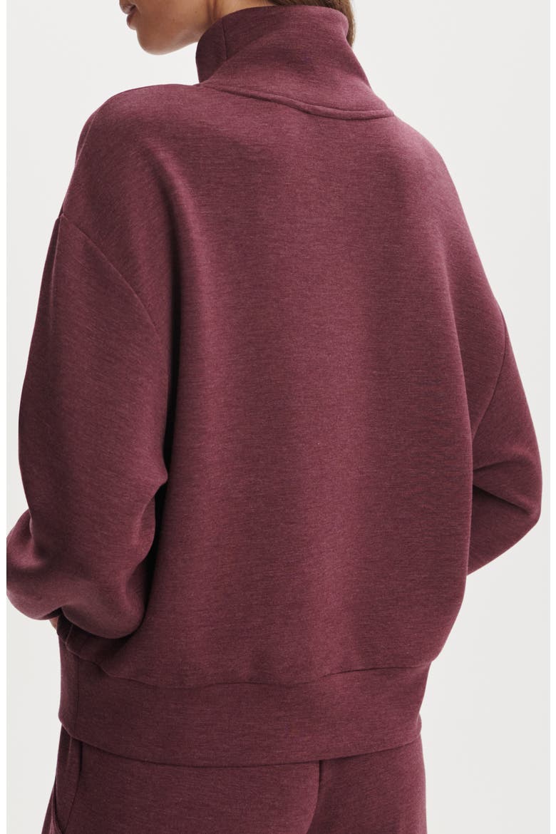 Davidson Woven Sweatshirt, Alternate, color, SASSAFRAS MARL