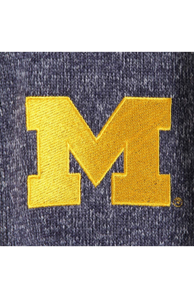 ANTIGUA Men's Antigua Navy Michigan Wolverines Fortune Half-Zip Sweatshirt, Alternate, color, 