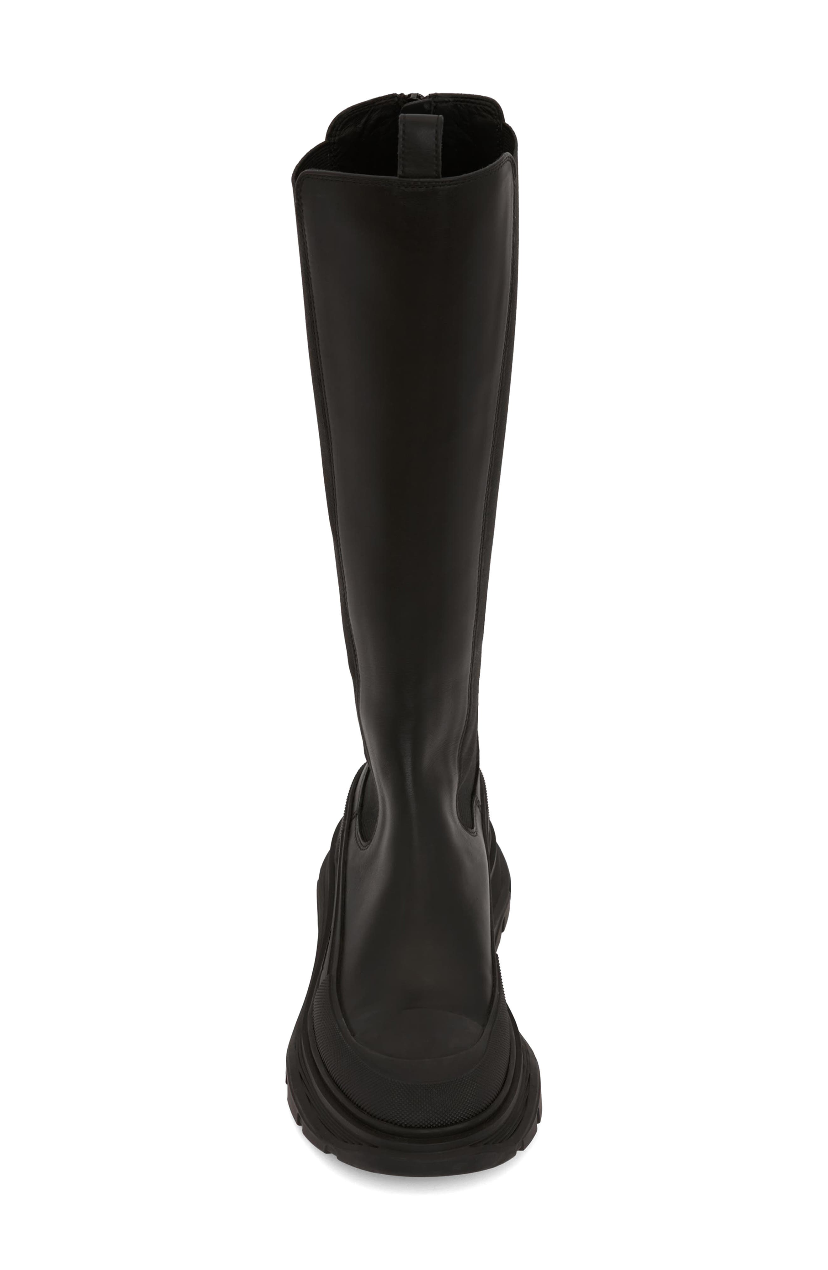 McQueen Alexander McQueen Tread Slick Knee High Boot, Alternate, color, 
