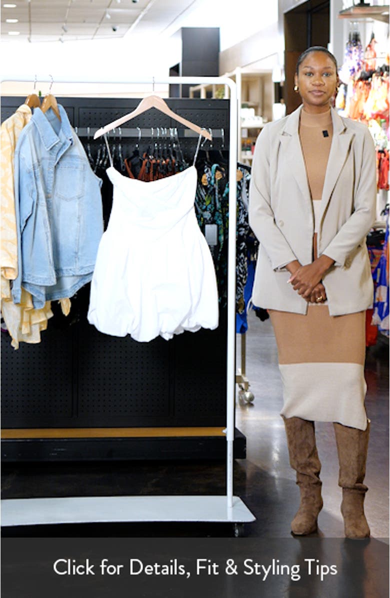 Ella Bubble Hem Minidress, sales video thumbnail