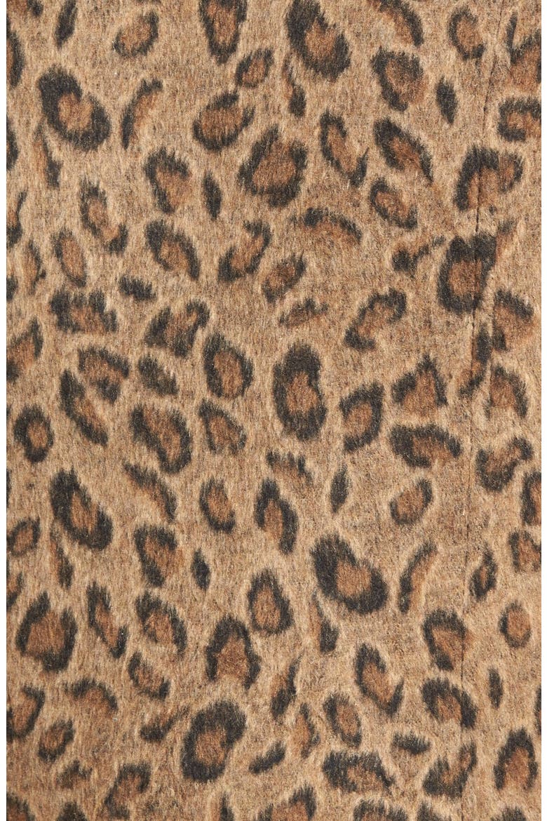 Leopard Print Moto Jacket, Alternate, color, TAN DALE LEOPARD