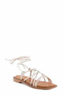 Lilac Two Ankle Wrap Sandal