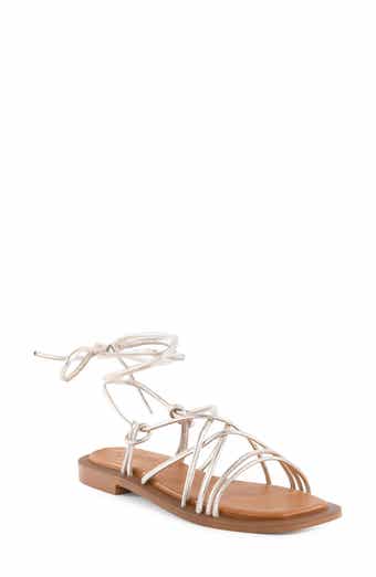 Lilac Two Ankle Wrap Sandal