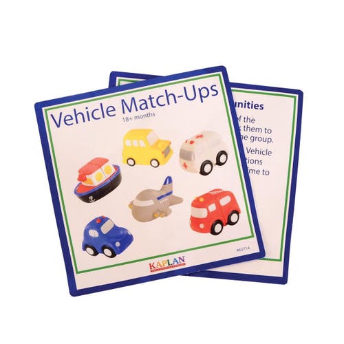 Kaplan Early Learning Company Toddler Vehicle Match-ups In Multi