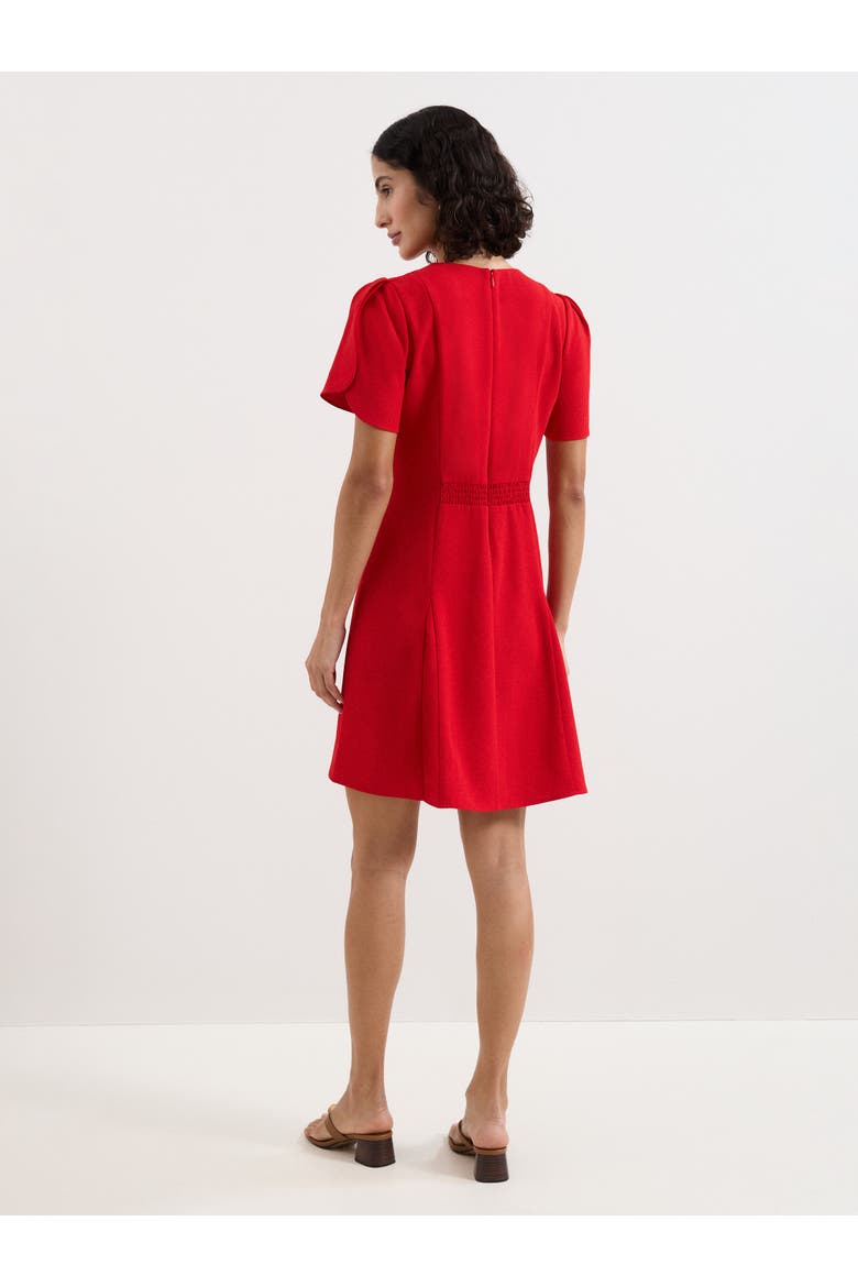 Elia Fit-Flare Mini Dress, Alternate, color, Red
