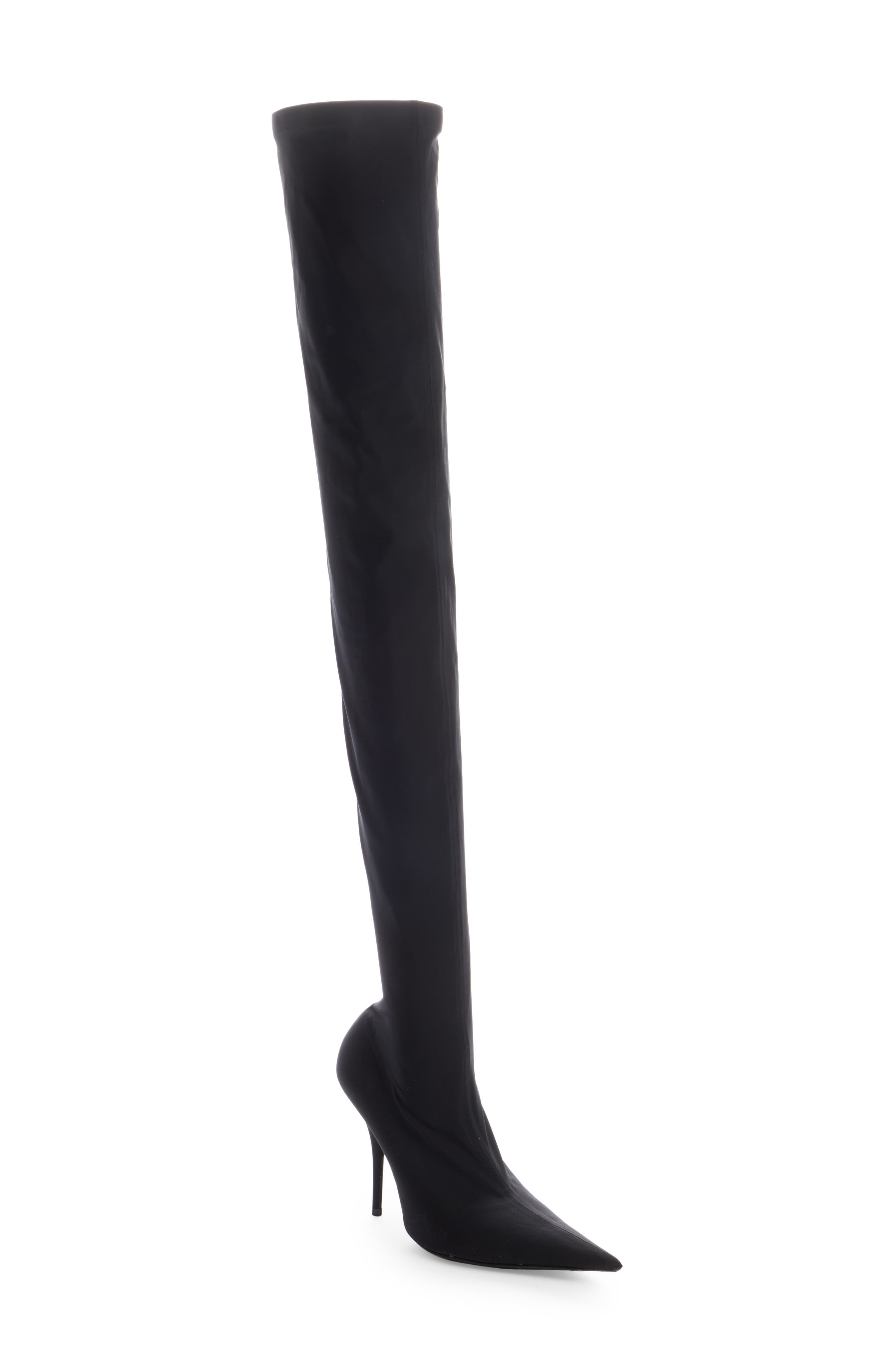 Balenciaga Knife Over-the-Knee Boot, Main, color, 
