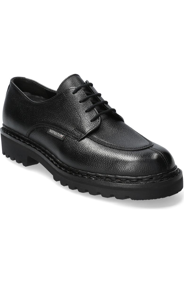 Mephisto Pegasio Water Resistant Derby, Main, color, Black