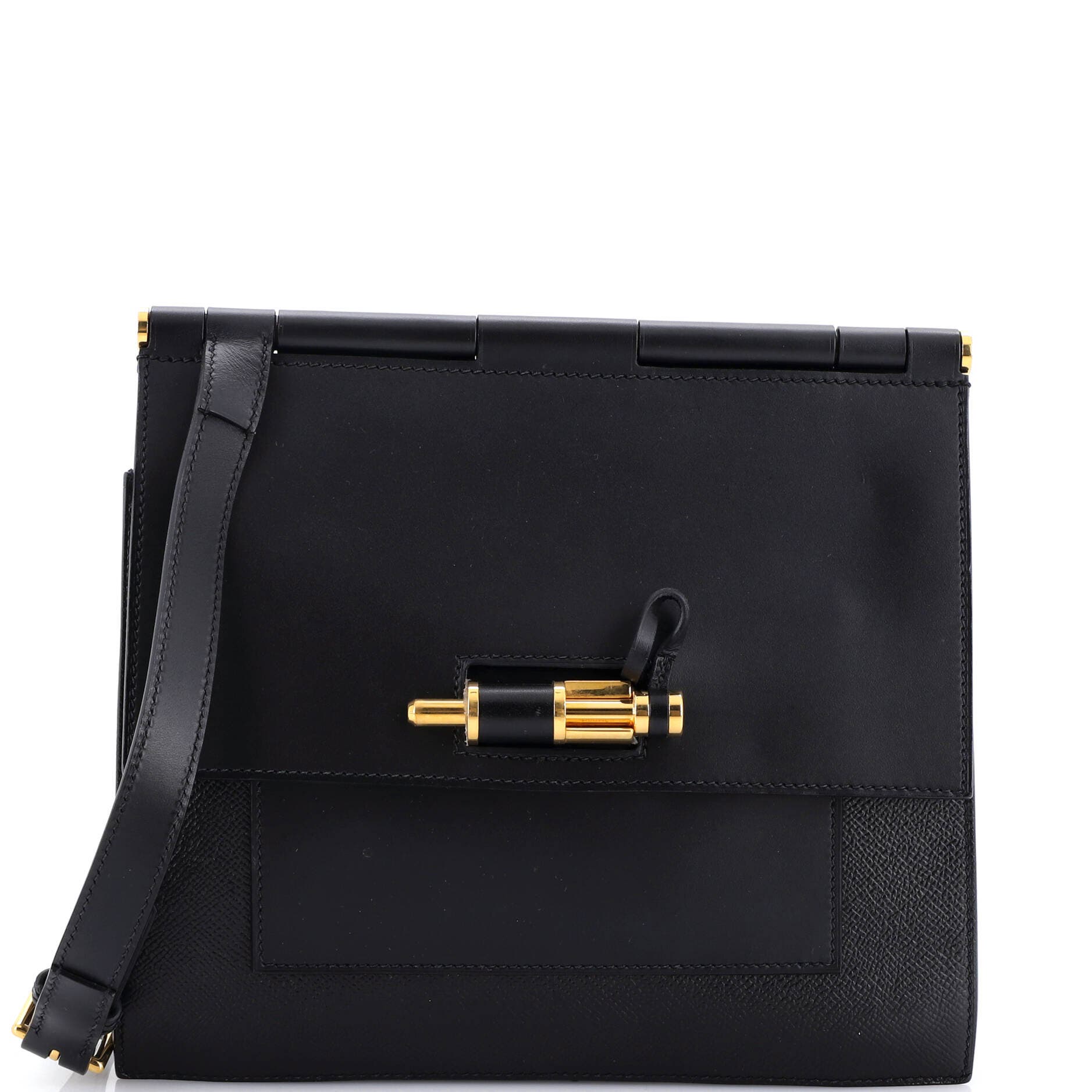 Sacabar Shoulder Bag Epsom and Swift 24, Main, color, Black