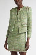 ST. JOHN Arden Metallic Tweed Jacket