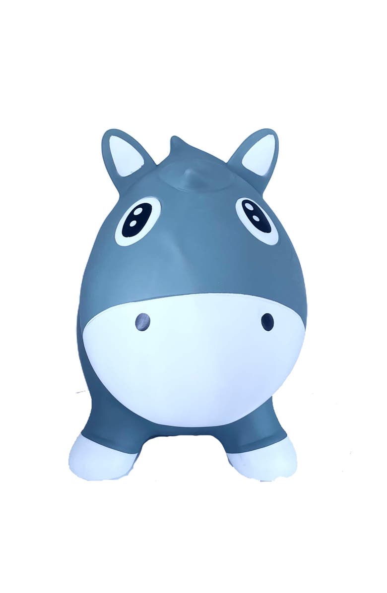 Pop It Up Fun2Give Bouncing Horse Jolly Blue, Plastic, Inflatable, Toddlers Age 12Mo+, Alternate, color, 