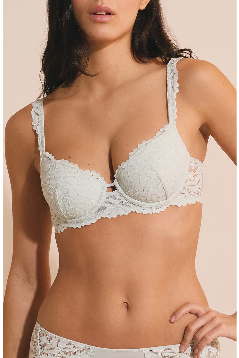 Legende Classique Underwire Bra, Main, color, BLUE GREEN