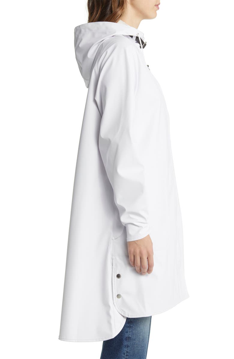 Ilse Jacobsen Hooded Raincoat, Alternate, color, White