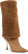 BETZÁBE Kelly Genuine Shearling Cuff Knee High Boot