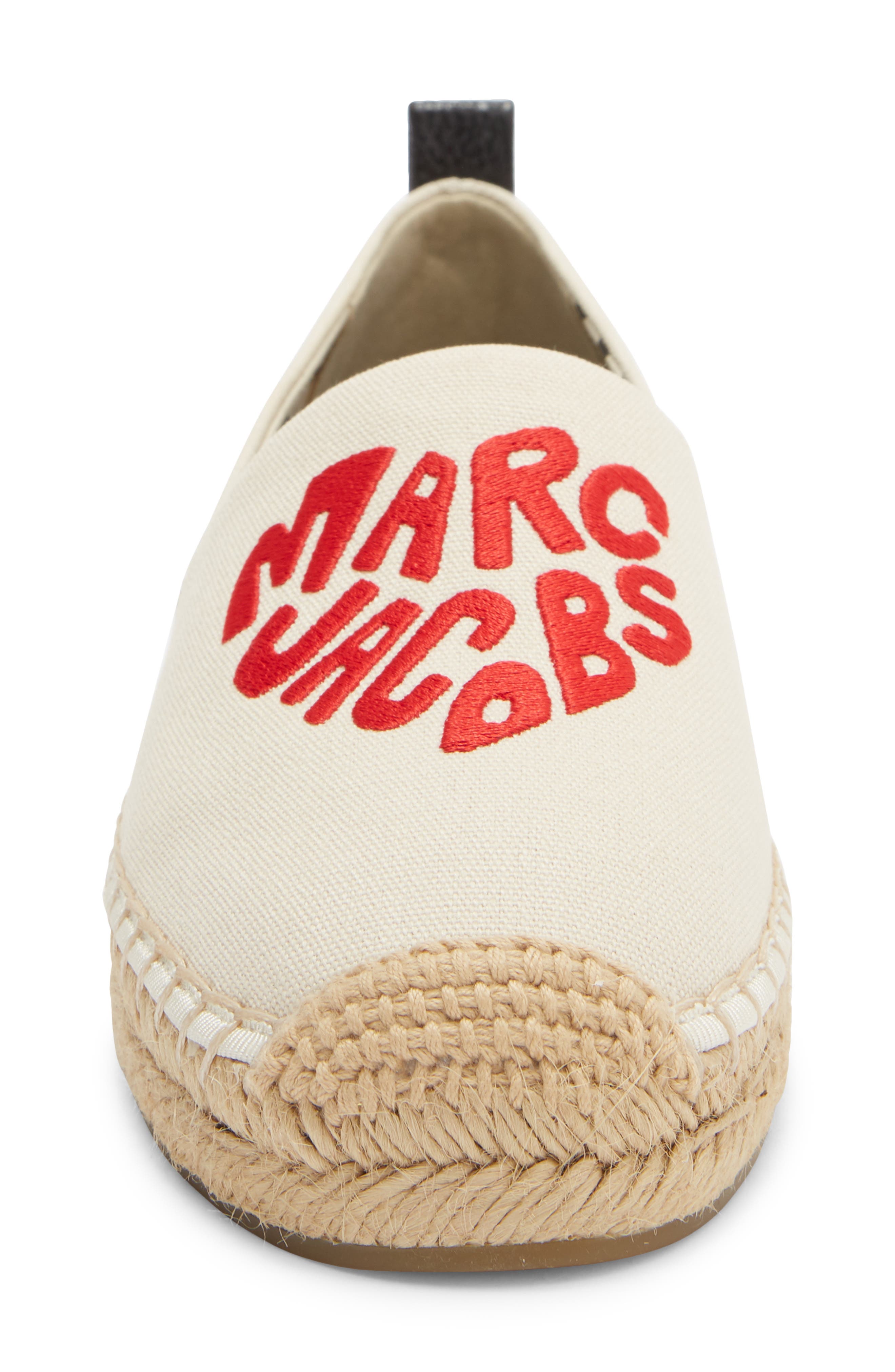 Marc Jacobs The Marc Heart Espadrille Flat, Alternate, color, Natural
