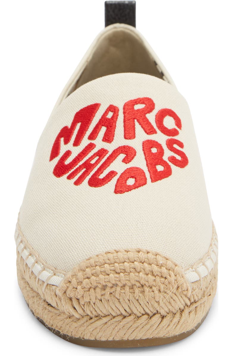 Marc Jacobs The Marc Heart Espadrille Flat, Alternate, color, Natural