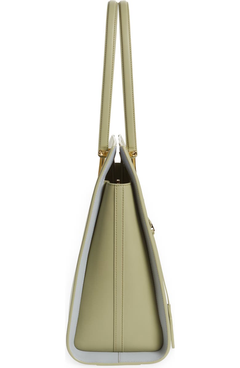 McQueen The Tall Story Leather Tote, Alternate, color,