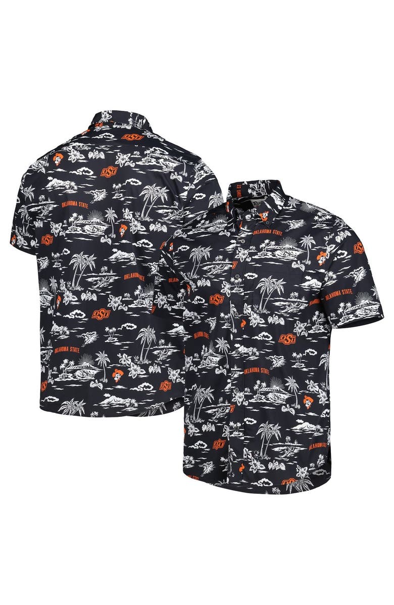 Reyn Spooner Men's Reyn Spooner Black Oklahoma State Cowboys Classic Button-Down Shirt, Alternate, color, 