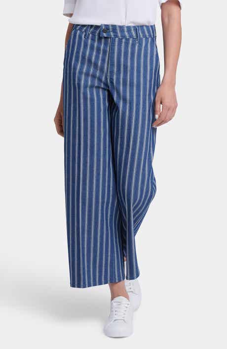 NYDJ Mona High Waist Crop Wide Leg Jeans