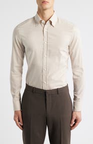 BOSS Hays Slim Fit Button-Down Dress Shirt