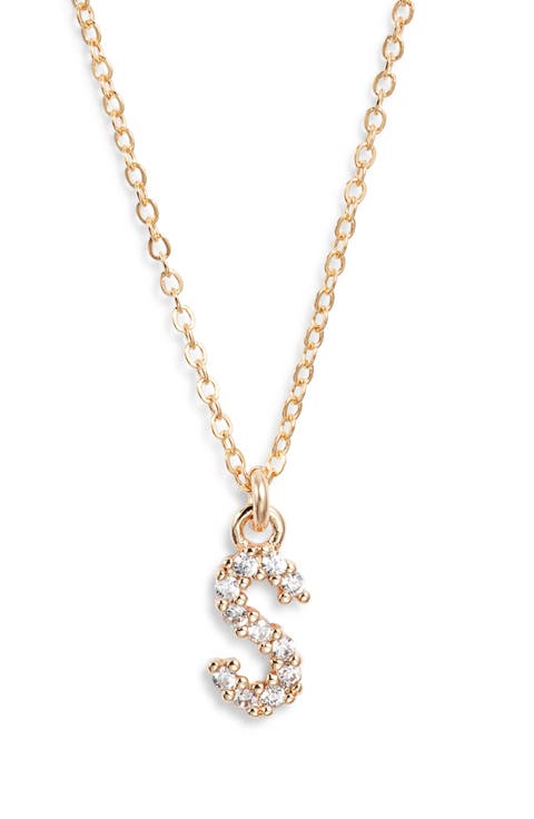 Gemma Initial Necklace
