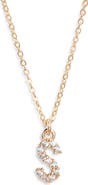 Set & Stones Gemma Initial Necklace